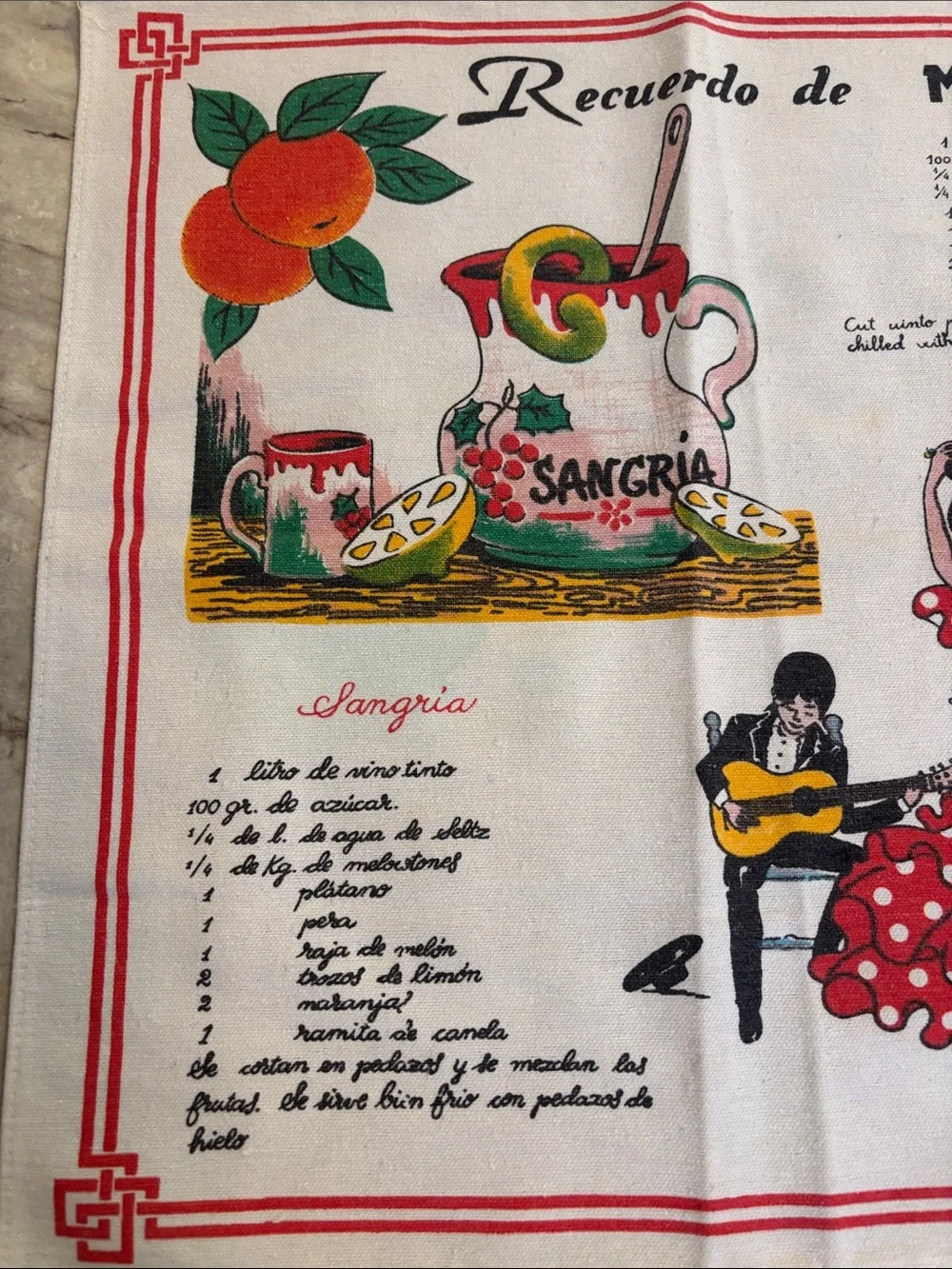 VTG! Mallorca Sangria Decor Tapestry